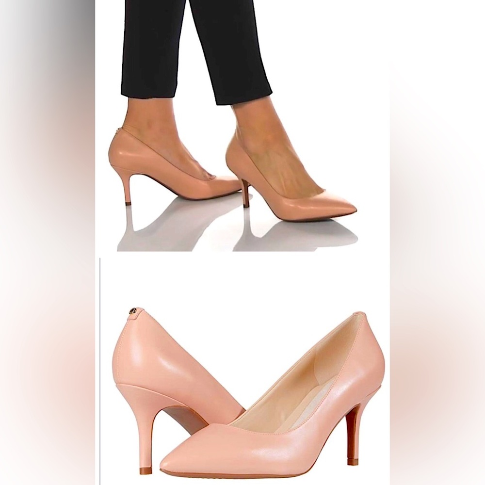 NWT Cole Haan nude leather 2.5 inch heels.